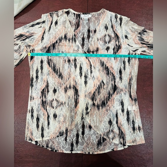 Lacy Open Front Cardigan - Picture 3 of 7